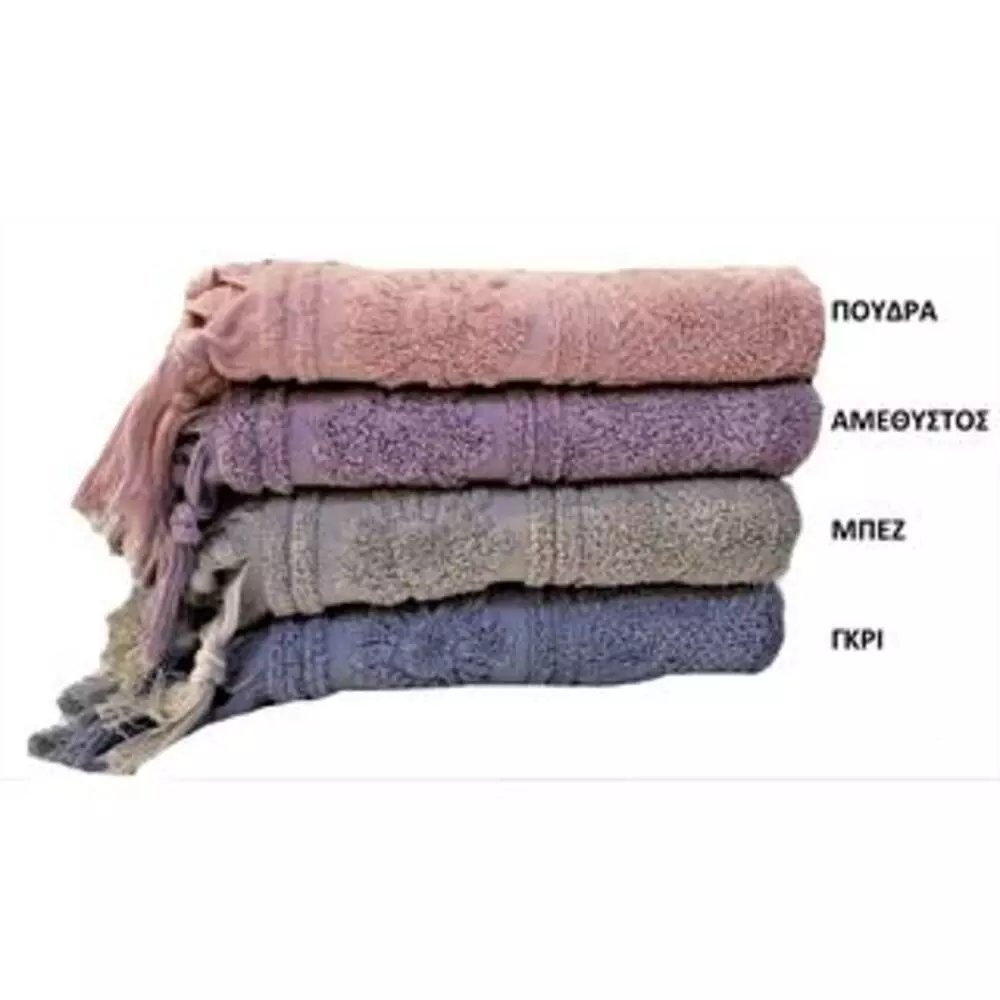 ΠΕΤΣΕΤΑ ΠΡΟΣΩΠΟΥ 50Χ90 ΚΡΟΣΣΙ DAISY ΖΑΚΑΡ 100% ΒΑΜΒΑΚΙ