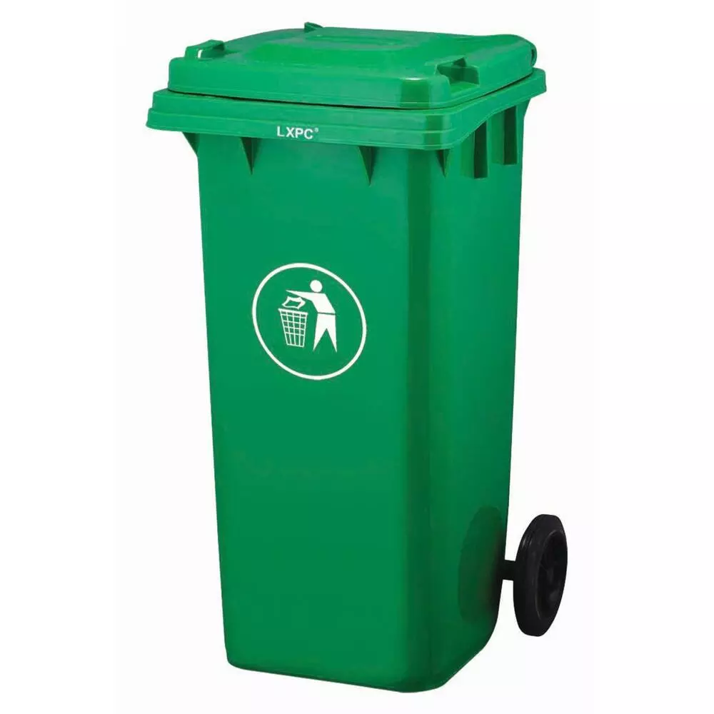 ΚΑΔΟΣ ΠΛΑΣΤΙΚΟΣ ΑΠΟΡ-ΤΩΝ ΜΕ ΡΟΔΕΣ 240LIT