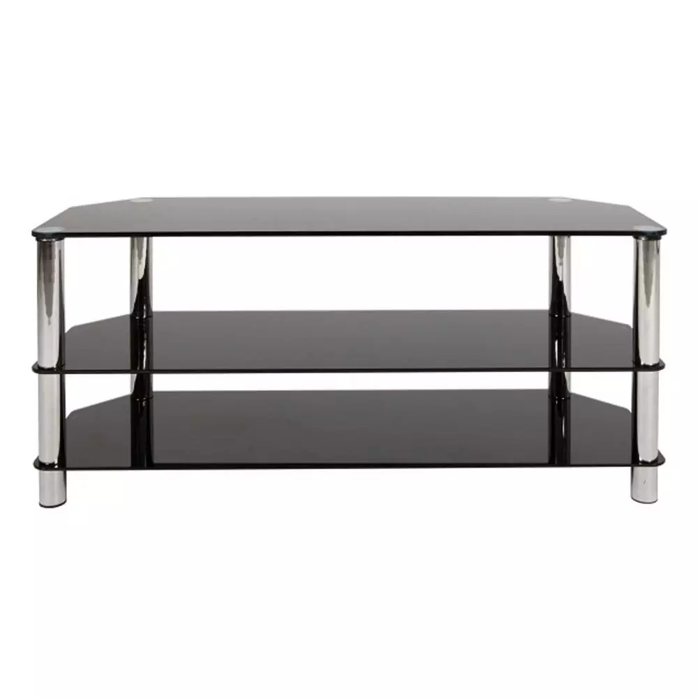 ΤΡΑΠΕΖΙ TV 2 ΡΑΦΙΑ + ΓΥΑΛΙΝΗ ΕΠΙΦΑΝΕΙΑ 100X50