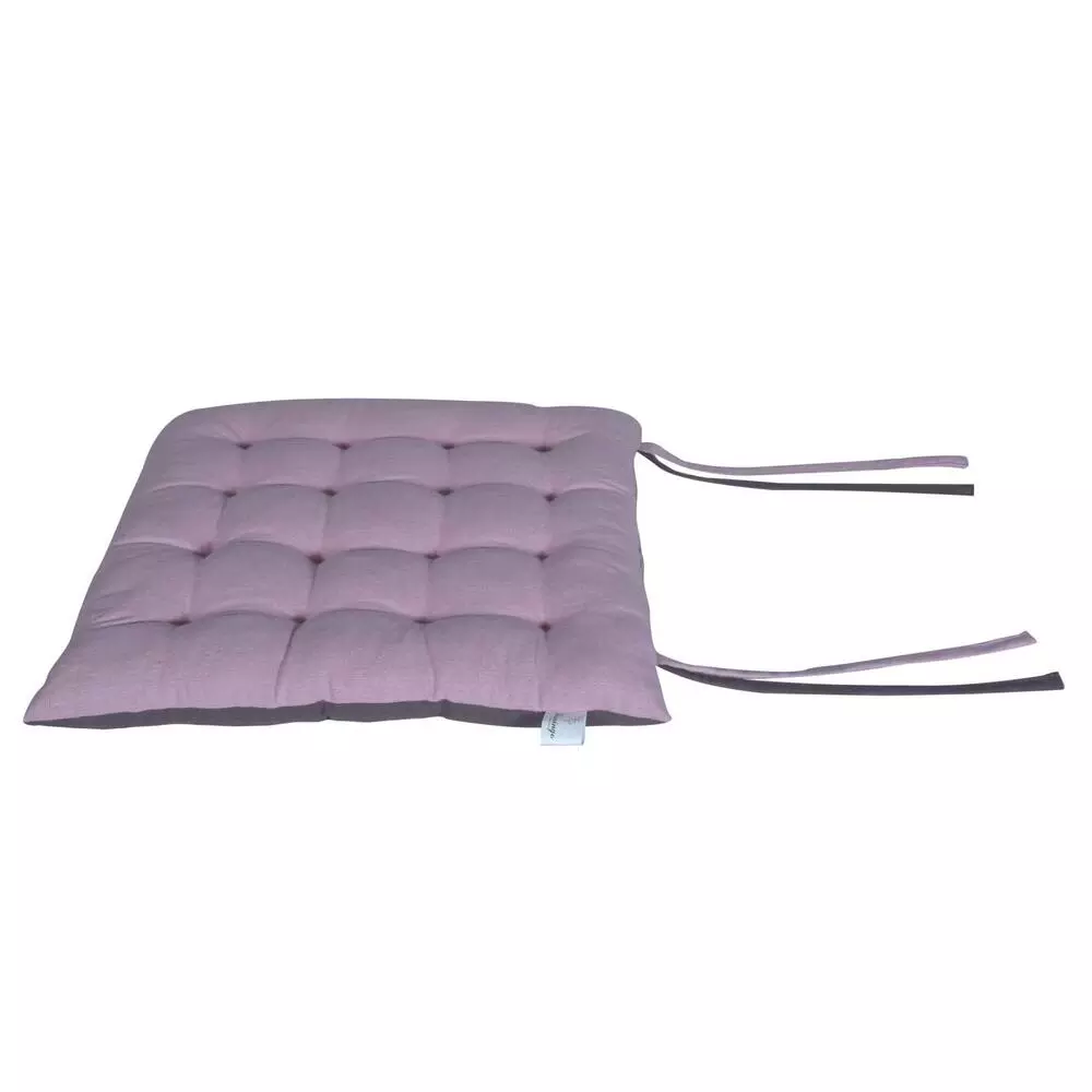 ΜΑΞΙΛΑΡΙ ΚΑΡΕΚΛΑΣ ΣΧ.DUO 40X40CM ΔΙΠΛΗΣ ΟΨΗΣ AMETHYST-MD.GREY 100% ΒΑΜΒ.