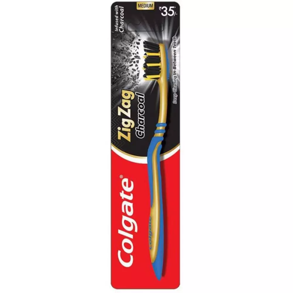 ΟΔΟΝΤΟΒΟΥΡΤΣΑ COLGATE ΜΕ ΑΝΘΡΑΚΑ ZIG ZAG