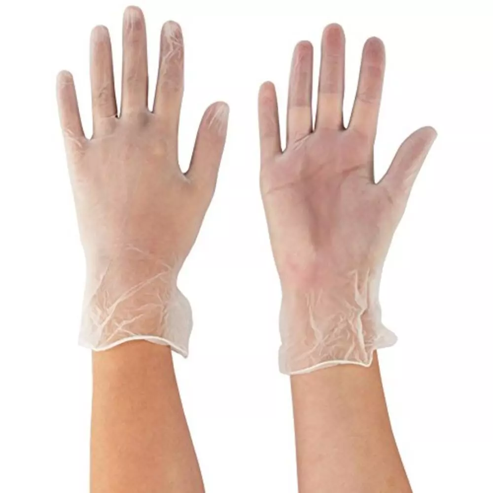 ΓΑΝΤΙΑ ΒΥΝΥΛΙΟΥ ΔΙΑΦΑΝΑ (Μ) 100ΤΕΜ. Χ10ΚΙΒ.