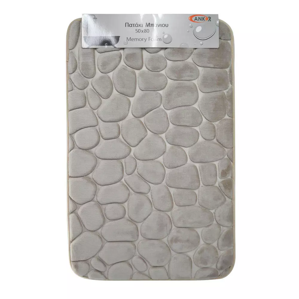 ΠΑΤΑΚΙ ΜΠΑΝΙΟΥ MEMORY FOAM ΜΠΕΖ ΜΕ SBR 50X80ΕΚ.