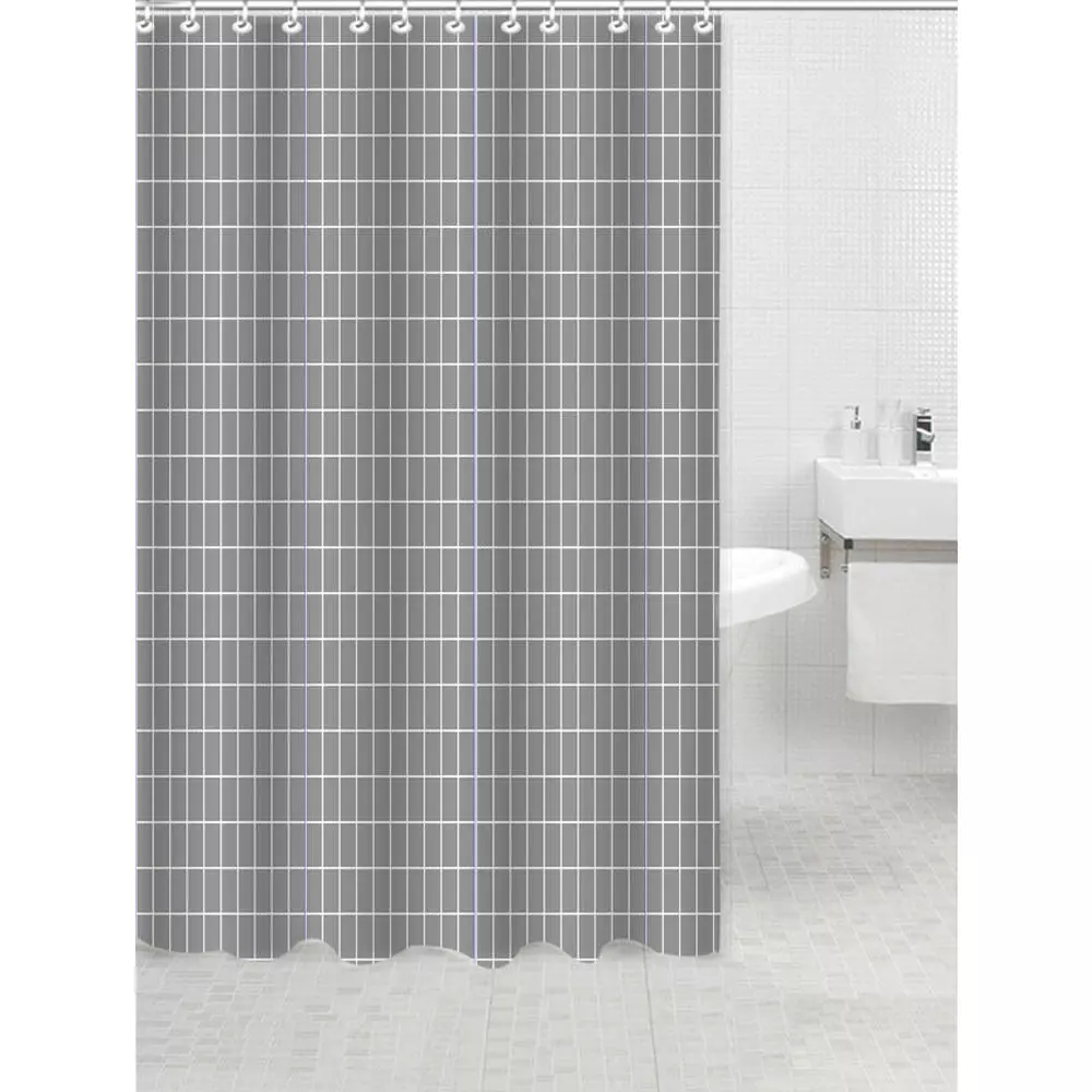 ΚΟΥΡΤΙΝΑ ΠΟΛΥΕΣΤΕΡΙΚΗ 180X180ΕΚ 90GSM.ΜΕ 12 ΚΡΙΚΟΥΣ