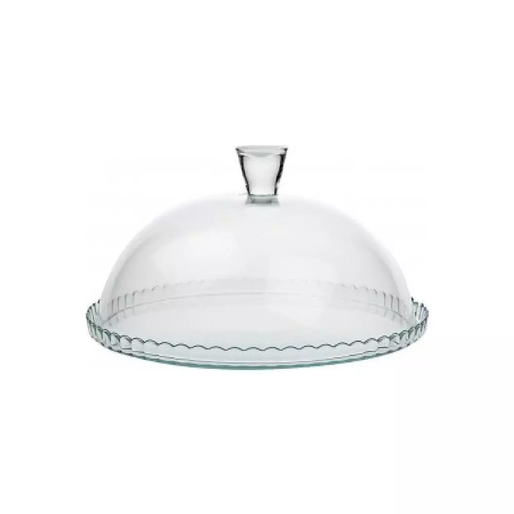 ΠΙΑΤΕΛΑ ΓΥΑΛΙΝΗ ΜΕ ΚΑΠΑΚΙ PATISSERIE Φ32X12.5CM