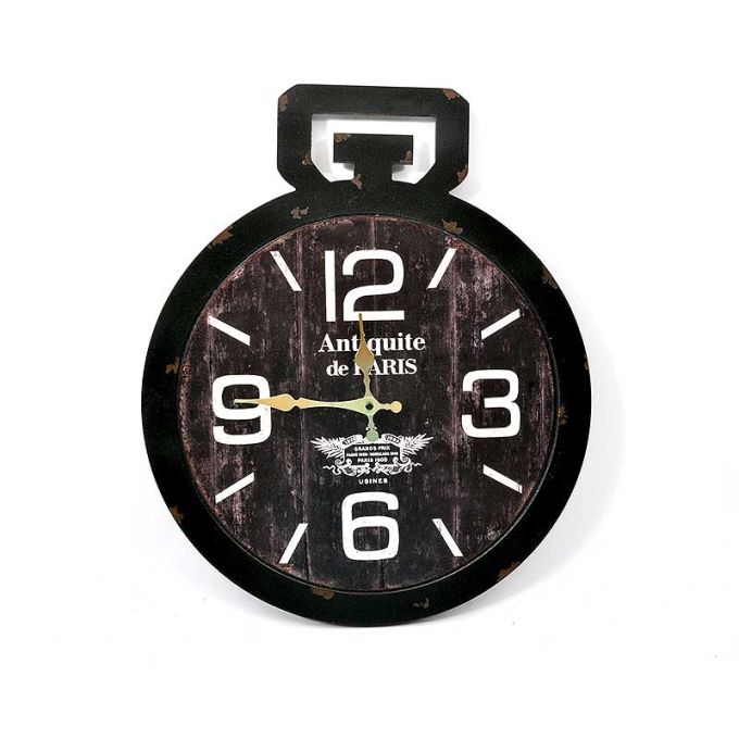 ΡΟΛΟΙ ΤΟΙΧΟΥ ΜΕΤΑΛΛΙΚΟ ANTIQUITE DE PARIS ΜΑΥΡΟ 40Χ4Χ48 4Q070-2