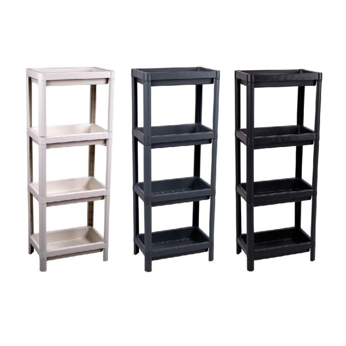 ΡΑΦΙΕΡΑ 4ΟΡΟΦΗ BIANCO ΠΛΑΣΤΙΚΗ 35Χ23Χ100ΥΨ.