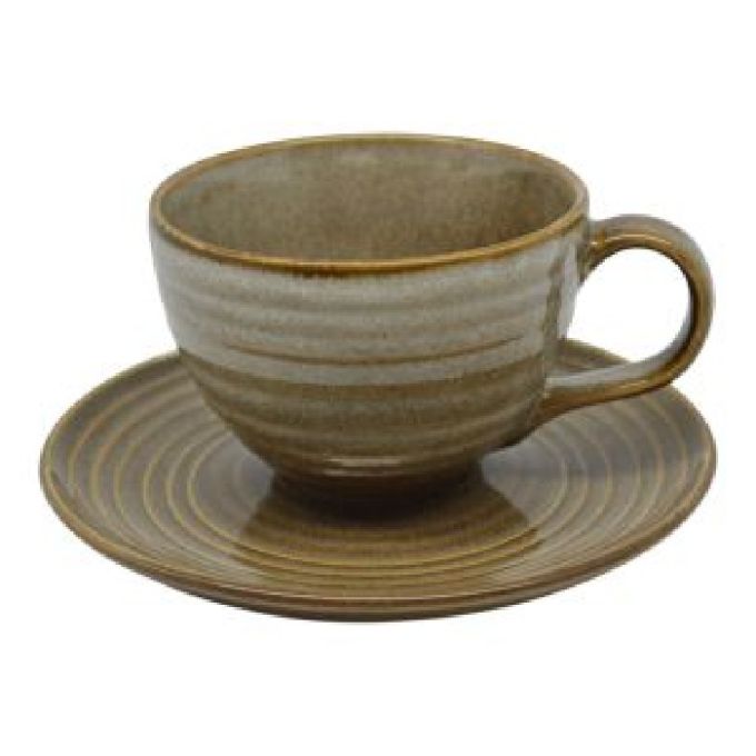 ΣΕΤ 6 ΦΛΥΤΖΑΝΙΑ ΤΣΑΓΙΟΥ ΜΕ ΠΙΑΤΑΚΙΑ ΚΑΦΕ (294ML)