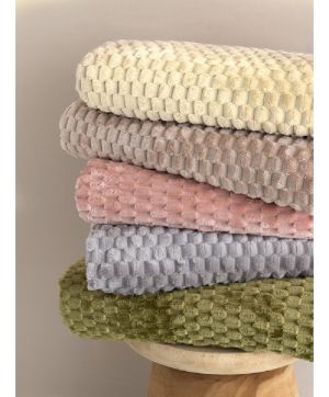 ΚΟΥΒΕΡΤΑ FLEECE ΔΙΠΛΗ 220Χ240 ASTER COAL 5ΧΡΩΜΑΤΑ PALAMAIKI