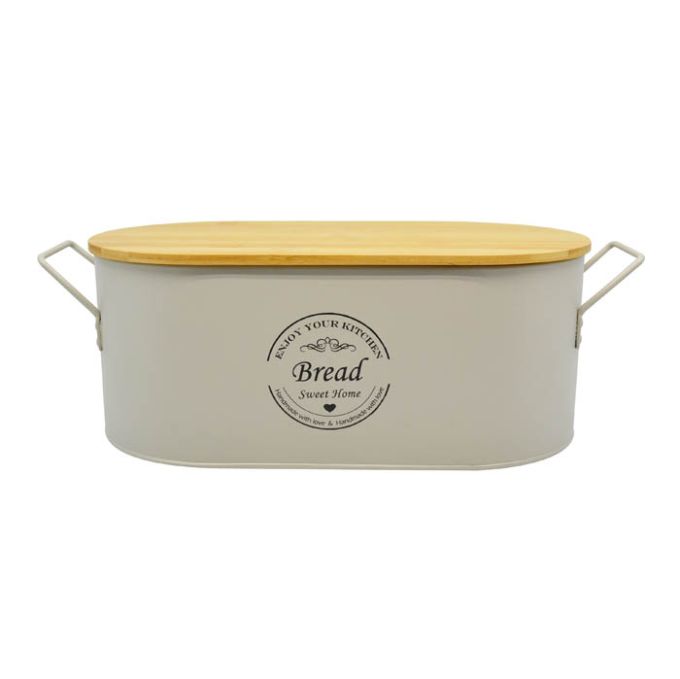 ΨΩΜΙΕΡΙΑ ΜΕΤΑΛ. ΓΚΡΙ + ΜΠΑΜΠΟΥ ΚΑΠ. (33,5X17,6X12,2)