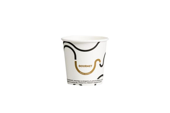 ΠΟΤΗΡΙ ΧΑΡΤΙΝΟ 4ΟΖ SW GOURMET ΛΕΥΚΟ NEW DESIGN 50ΤΕΜ.
