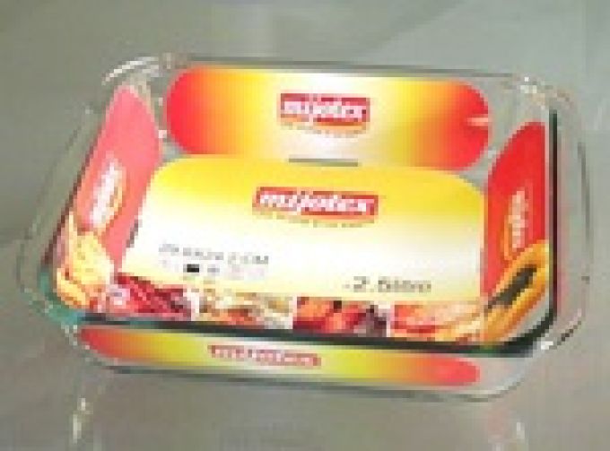 ΤΑΨΙ ΠΥΡΕΞ ΓΥΑΛΙΝΟ ΟΡΘΟΓΩΝΙΟ 39Χ24 2,9LIT