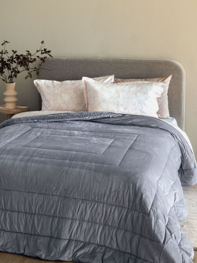 ΚΟΥΒΕΡΤΟΠΑΠΛΩΜΑ ΥΠΕΡΔ. 220Χ240 MONO ASH PALAMAIKI (ΠΡΟΣΦΟΡΑ)