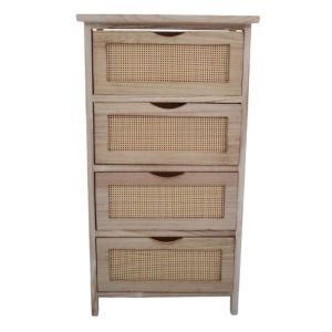 ΣΥΡΤΑΡΙΕΡΑ ΞΥΛΙΝΗ ΜΕ 4 ΣΥΡΤΑΡΙΑ 40X29X73ΥΨ.