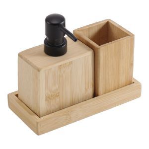 ΜΠΑΝΙΟΥ ΣΕΤ 3 ΤΕΜΑΧΙΩΝ ΑΠΟ ΞΥΛΟ ΜΠΑΜΠΟΥ