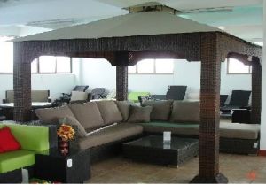 ΚΙΟΣΚΙ ΑΛΟΥΜΙΝΙΟΥ - RΑΤΤΑΝ 320X320X286ΥΨ (ΠΡΟΣΦΟΡΑ)