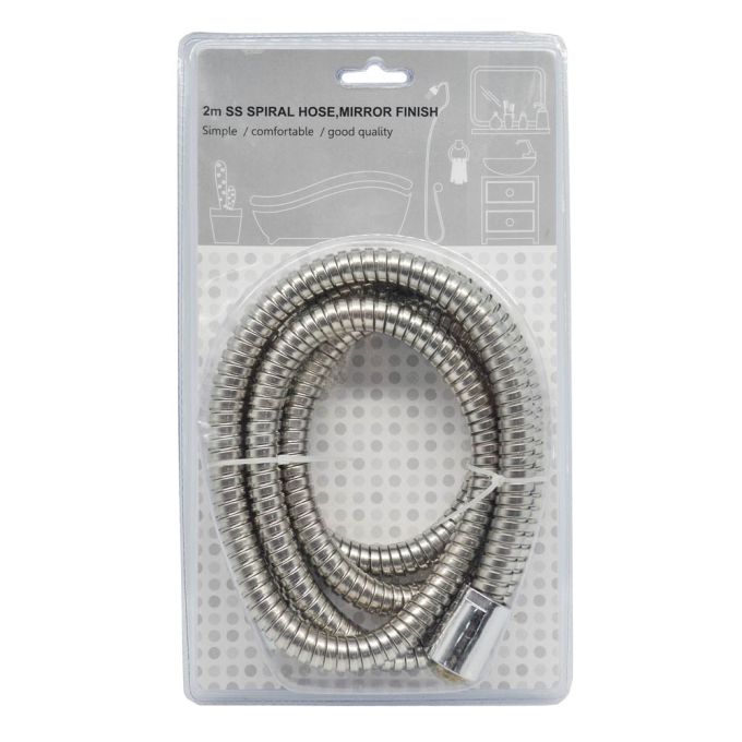 ΣΠΙΡΑΛ ΜΠΑΝΙΟΥ ΙΝΟΧ+ PVC 803811 (2Μ)