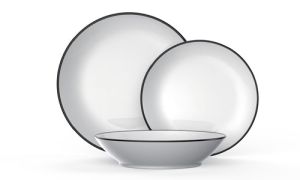 ΠΙΑΤΑ ΦΑΓΗΤΟΥ ΣΕΤ 18ΤΕΜ. ELEGANT BLACK