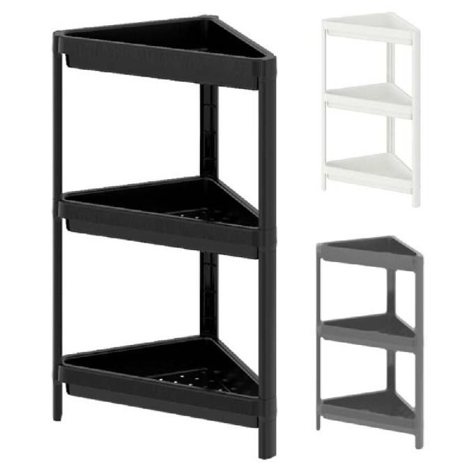 ΡΑΦΙΕΡΑ 4ΟΡΟΦΗ BIANCO ΓΩΝΙΑ ΠΛΑΣΤΙΚΗ 32Χ32Χ100ΥΨ.