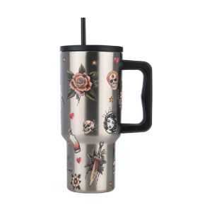 STRAW TUMBLER XL STA 900ML OLD SCHOOL INK