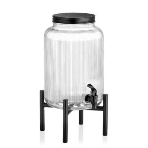 ΒΑΖΟ ΓΥΑΛΙΝΟ ΒΡΥΣΑΚΙ 8 LT ΜΕ ΒΑΣΗ NO1304