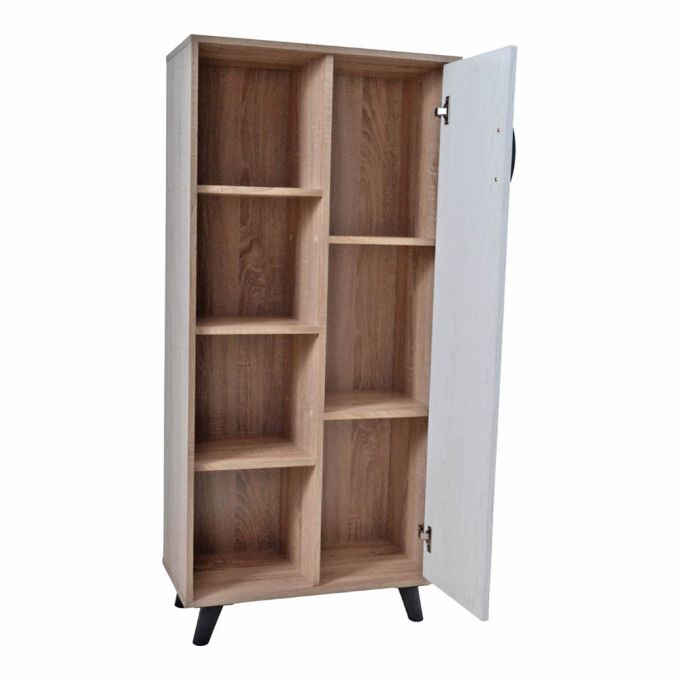 ΝΤΟΥΛΑΠΙ ΞΥΛΙΝΟ ΜΕ ΠΟΡΤΑΚΙ ΚΑΙ ΠΟΔΙΑ 2 ΧΡ.(60X30X130) (ΕΚΠΤ.-25€ ΚΟΥΤΙ)