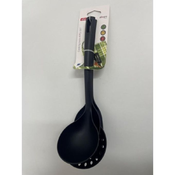 ΚΟΥΤΑΛΕΣ NYLON ΣΕΤ 4ΤΕΜ. ALLEGRO 9994N-BLACK