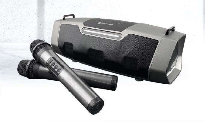 ΑΣΥΡΜΑΤΟ ΗΧΕΙΟ BLUETOOTH ΜΕ 2 ΜΙΚΡΟΦΩΝΑ KARAOKE - NR8888W - 988884