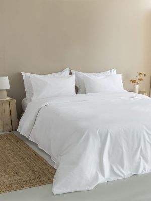 ΣΕΝΤΟΝΙΑ ΥΠΕΡΙΠΛΟ 275Χ300 ΛΕΥΚΟ PLAIN PLUTO PALAMAIKI