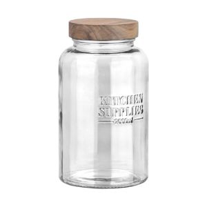 ΔΟΧΕΙΟ ΑΠΟΘΗΚΕΥΣΗΣ ALLURE ΓΥΑΛΙΝΟ 2000ML 12X12X21.6CM