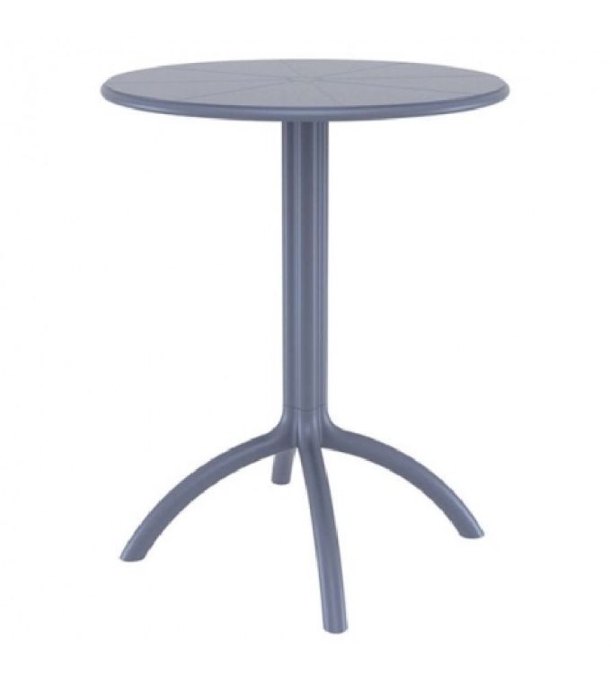 ΤΡΑΠΕΖΙ TAUPE PL.Φ60 ΓΚΡΙ OCTOPUS