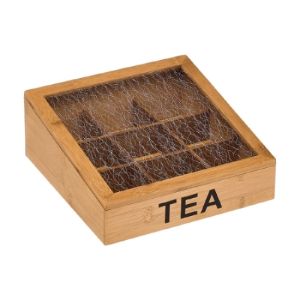 ΘΗΚΗ ΑΠΟΘΗΚΕΥΣΗΣ ΓΙΑ ΤΣΑΙ ΜΠΑΜΠΟΥ 23.5X23.5X5.7CM Ν.6006