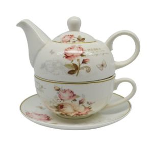 ΣΕΤ ΤΣΑΓΙΟΥ BONE CHINA ΠΙΑΤ+ΦΛΥΤΖ+ΤΣΑΓΙΕΡΑ 240ML