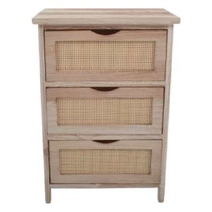 ΣΥΡΤΑΡΙΕΡΑ ΞΥΛΙΝΗ ΜΕ 3 ΣΥΡΤΑΡΙΑ 40X29X58ΥΨ.