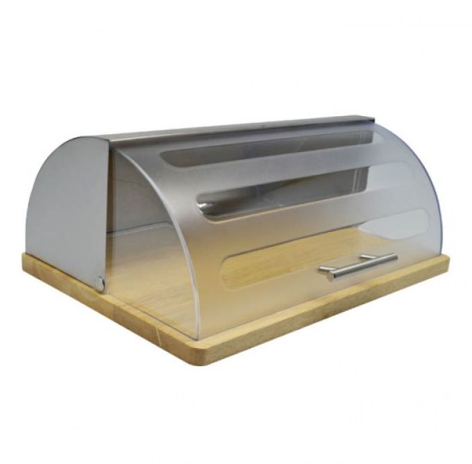 ΨΩΜΙΕΡΑ ΞΥΛΙΝΗ ΜΕ ΠΛ. ΔΙΑΦΑΝΕΣ ΚΑΠΑΚΙ (39X28,5X16 ΕΚ)