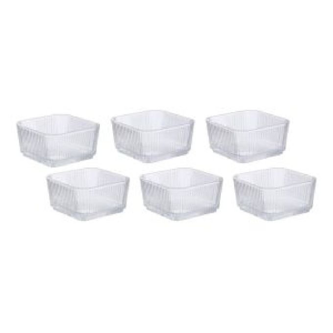 ΜΠΩΛΑΚΙΑ ΣΕΤ 6 ΓΥΑΛΙΝΑ 260ML (9,8X9,8X5)