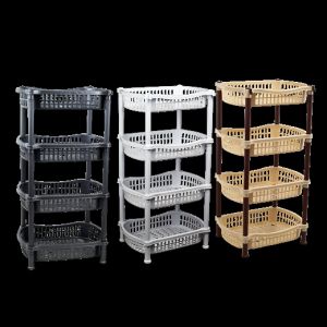 ΦΡΟΥΤΙΕΡΑ ΠΛΑΣΤΙΚΗ 4ΘΕΣΕΙΣ 41Χ30Χ78ΥΨ. 5 ΧΡΩΜΑΤΑ