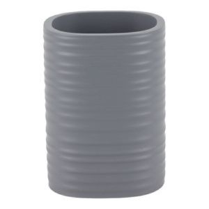 ΠΟΤΗΡΑΚΙ ΜΠΑΝΙΟΥ ΓΚΡΙ ΜΑΤ (7,6X6,7X10,6Y ΕΚ.)