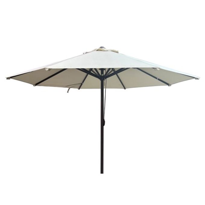 ΟΜΠΡΕΛΑ ΚΗΠΟΥ ΣΤΡΓΓΥΛΗ 300CM ΜΠΕΖ