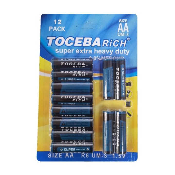 ΜΠΑΤΑΡΙΕΣ ΑΑ – UM-3 – 1.5V – 12PCS - 400086