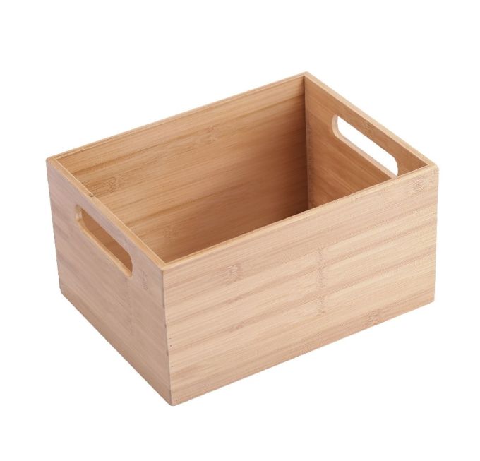 ΚΟΥΤΙ ΑΠΟΘ. BAMBOO 26X18.5X16.5CM ΜΕ ΛΑΒΕΣ