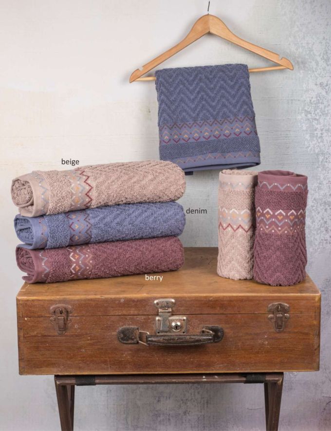 ΠΕΤΣΕΤΑ ΣΩΜΑΤΟΣ ΛΕΥΚΗ 70Χ140 ΜΕ ΦΑΣΑ ΡΙΓΕ 100%COTTON