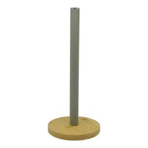 ΒΑΣΗ ΧΑΡΤΙΟΥ ΜΕΤΑΛΛΙΚΗ ΛΑΔΙ ΜΕ ΜΠΑΜΠΟΥ (15X15X34)