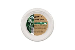 ΠΙΑΤΑ ΣΤΡΟΓΓΥΛΑ 18CM TESSERA BIO ΖΑΧ-ΑΜΟ 10ΤΕΜ (ΕΚΠΤ-15% 24ΑΔΑ)