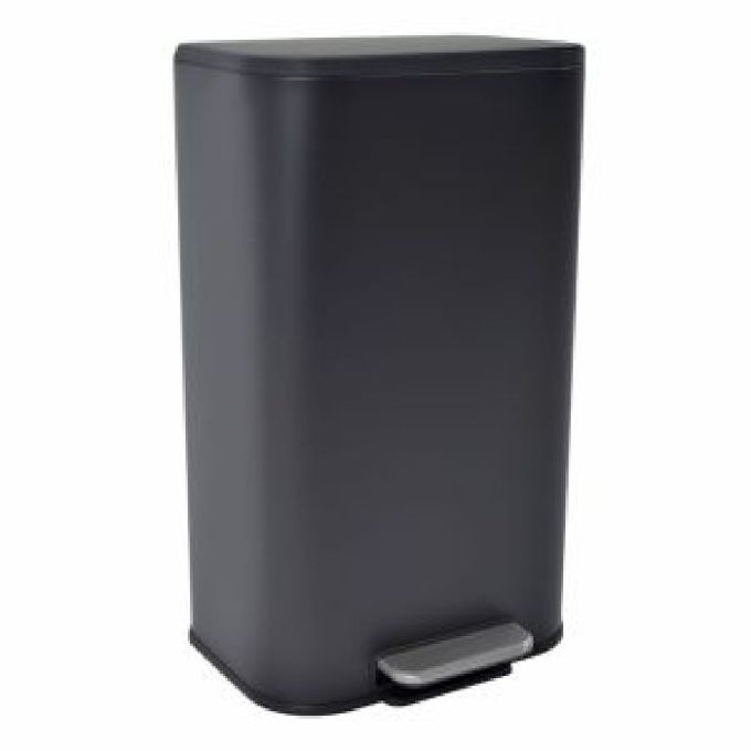 ΚΑΔΟΣ ΑΠΟΡΡΙΜΑΤΩΝ ΠΕΝΤΑΛ 30L. ΜΑΥΡΟ ΜΑΤ SOFT CLOSE (36,5X29,3X60,9)
